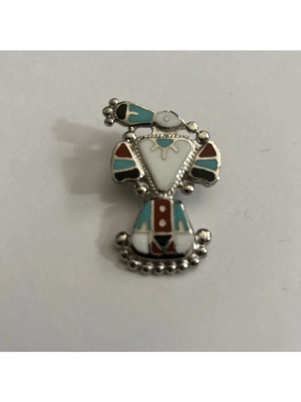 SilverTone Multicolor Bolo Hardware Turquoise Multicolor & Silver
